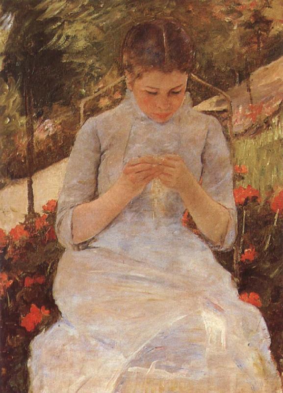 Mary Cassatt Being young girl who syr oil painting image